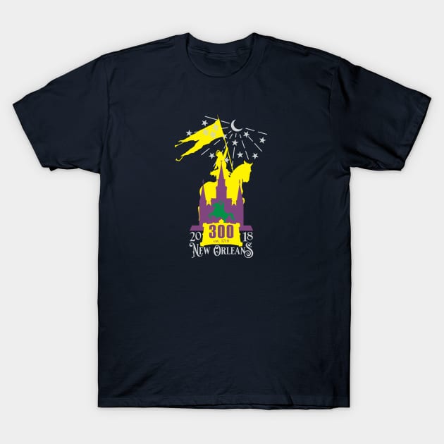 New Orleans Tricentennial 300TH Anniversary T-Shirt by PeregrinusCreative